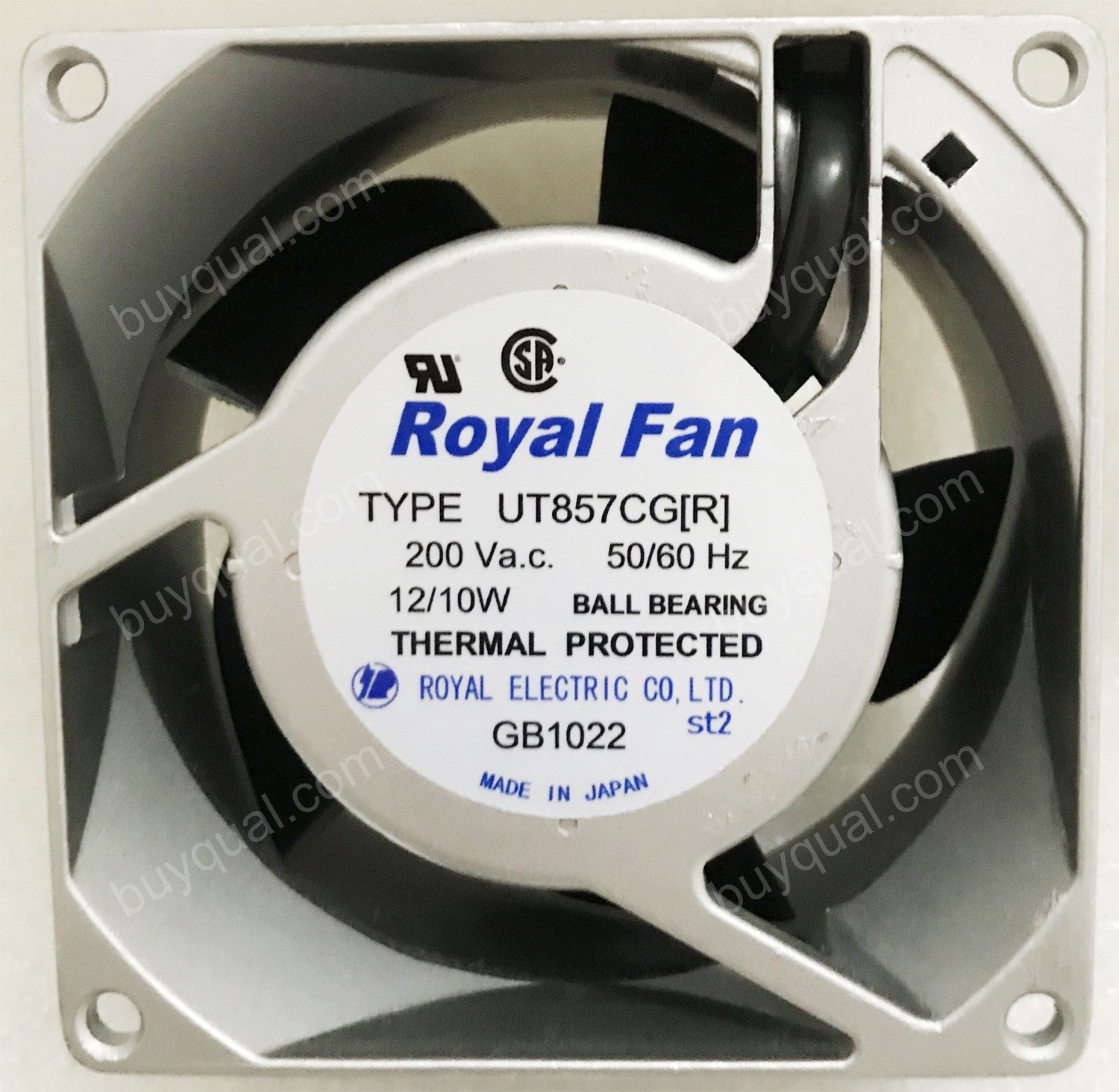 Royal UT857CG [R]  200V 10/12W Cooling Fan