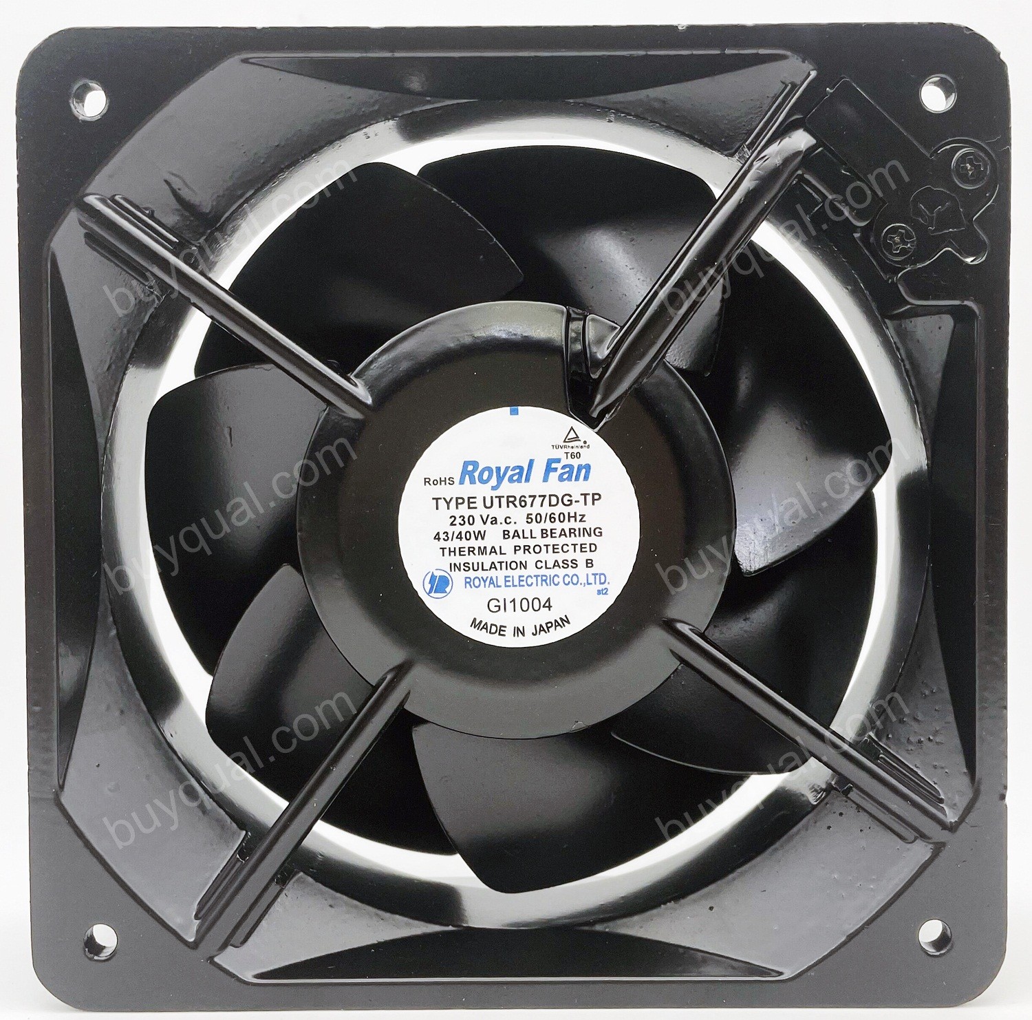 Royal Fan UTR677DG-TP 230V 43/40W 2wires Cooling Fan
