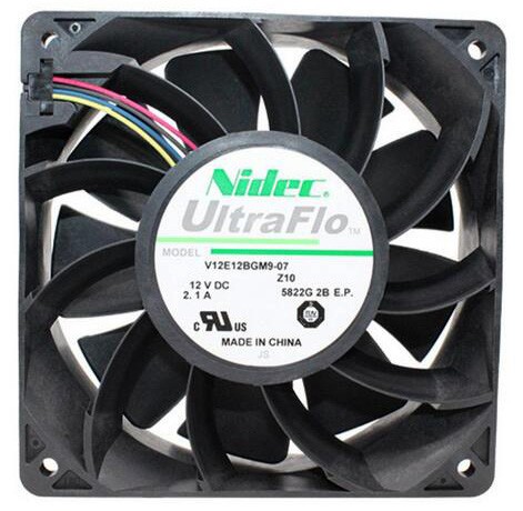 Nidec V12E12BGM9-07 12V 2.1A 3wires Cooling Fan 