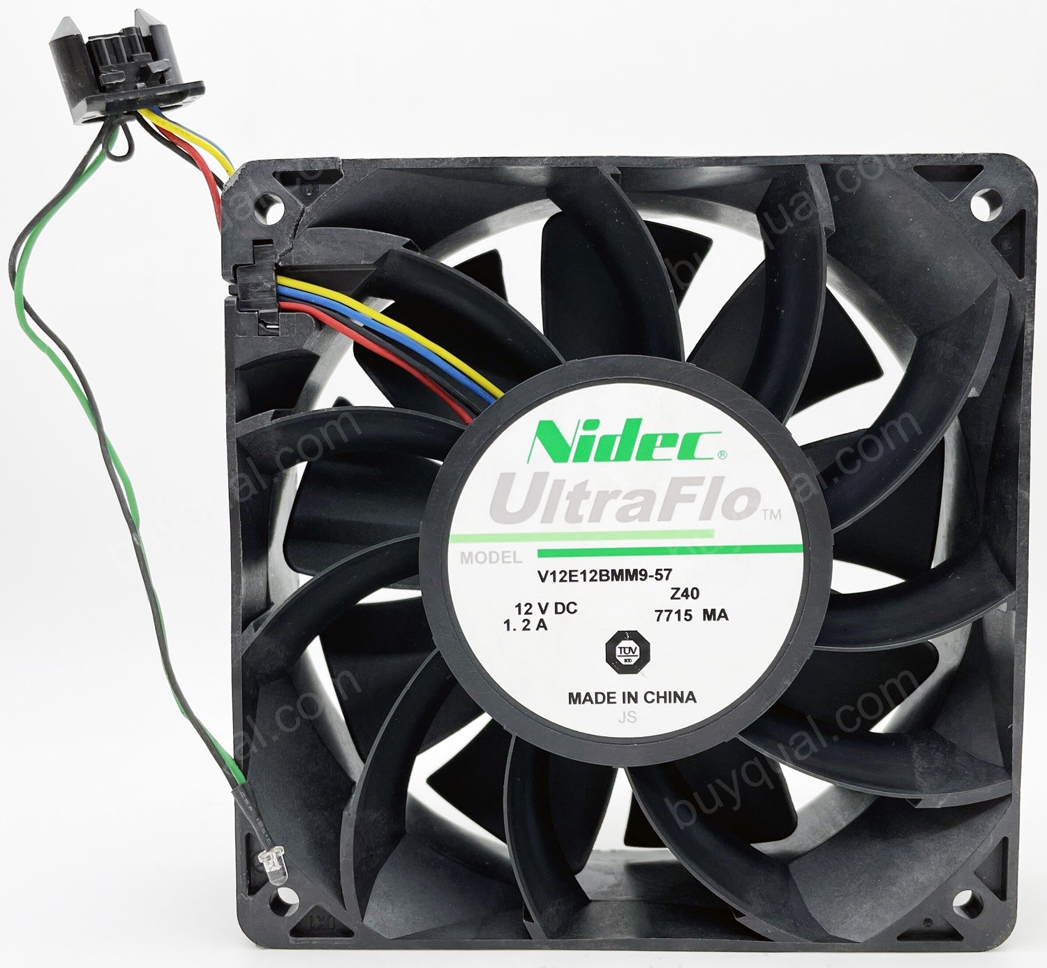 NIDEC V12E12BMM9-57 12V 1.2A 4wires Cooling Fan