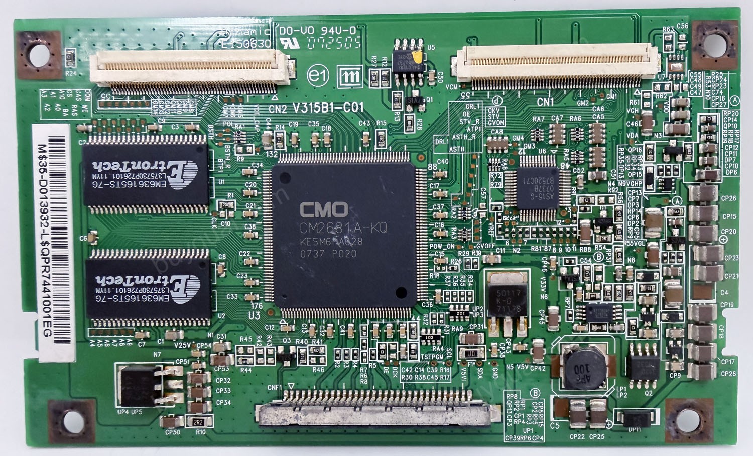 Samsung /Philips /SHARP V315B1-C01 (BN81-01868A 35-D021291 35-D012135) T-Con for LN32A300J1DXZA