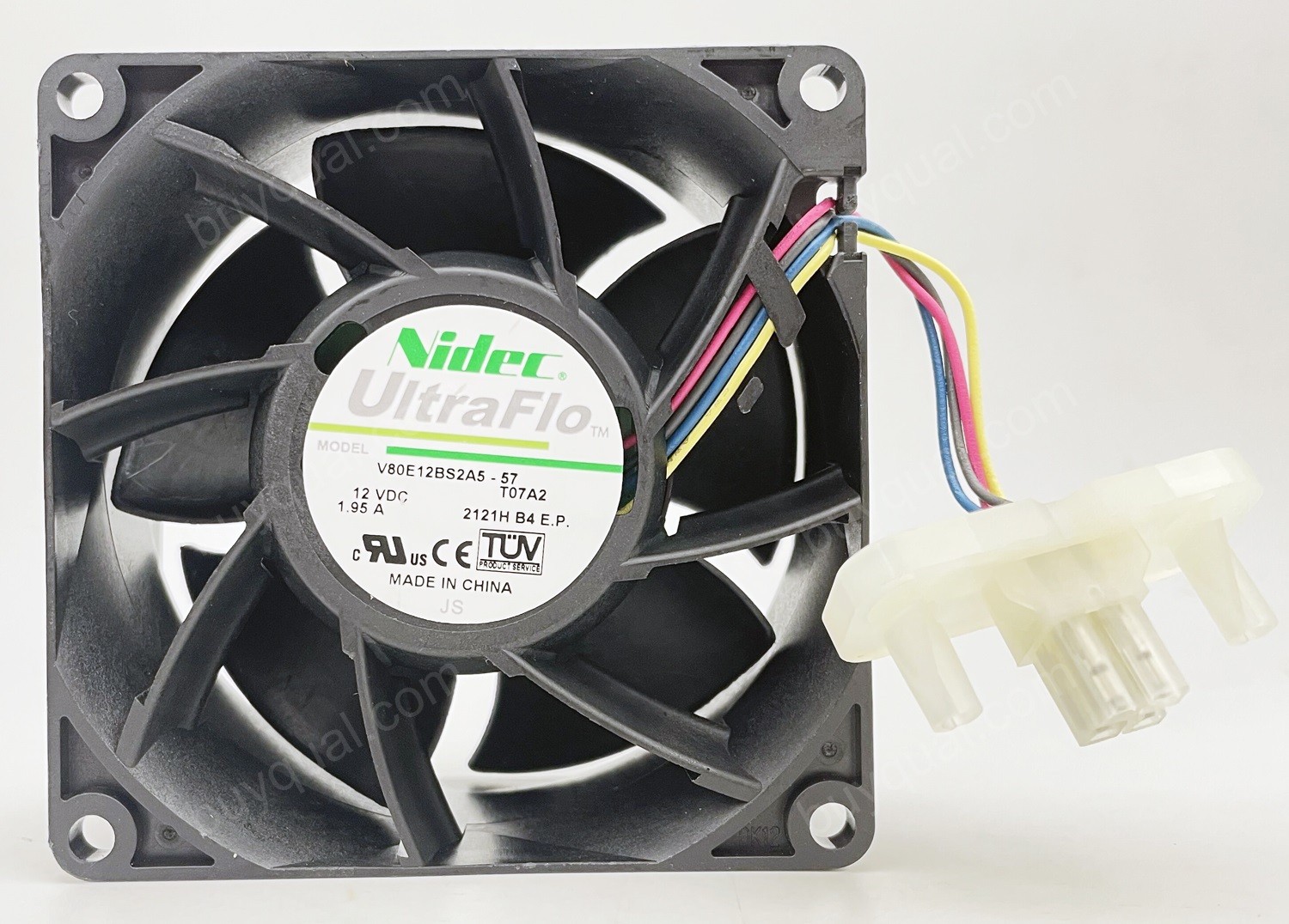 NIDEC V80E12BS2A5-57 12V 1.95A 4wires Cooling Fan