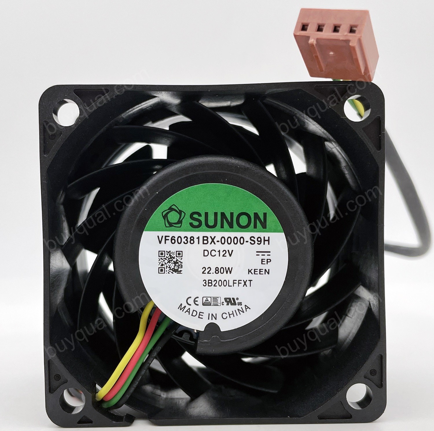SUNON VF60381BX-0000-S9H 12V 22.80W 4wires Cooling Fan