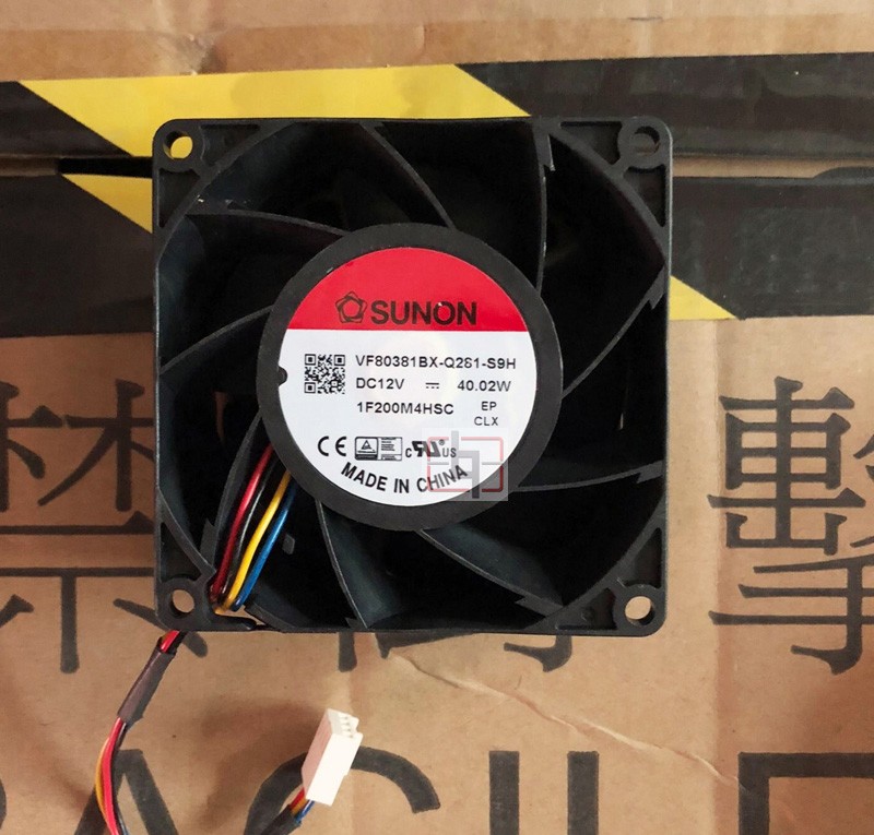 SUNON VF80381BX-Q281-S9H 12V 40.02W 4wires Cooling Fan