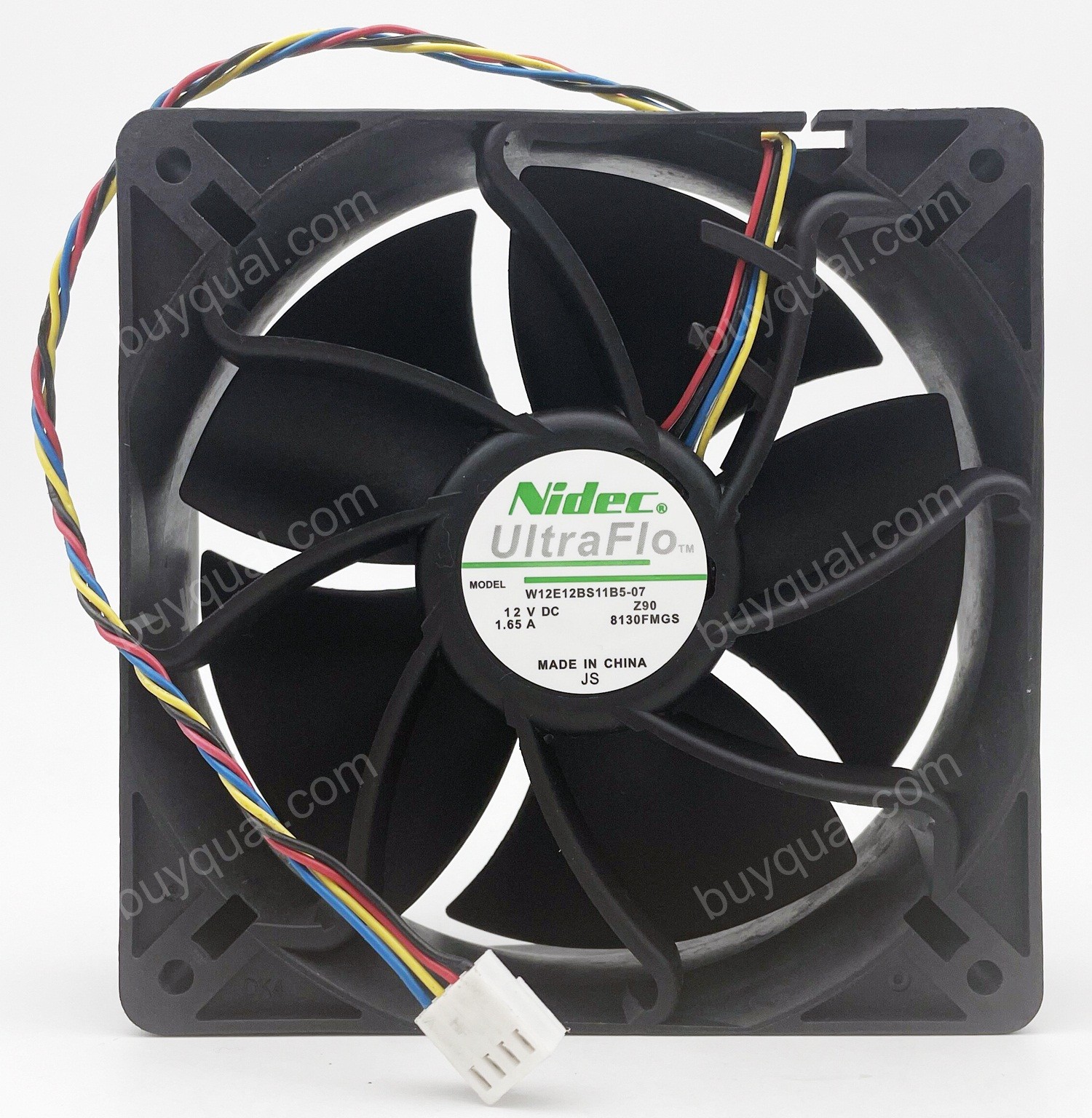 NIDEC W12E12BS11B5-07 12V 1.65A 4wires Cooling Fan