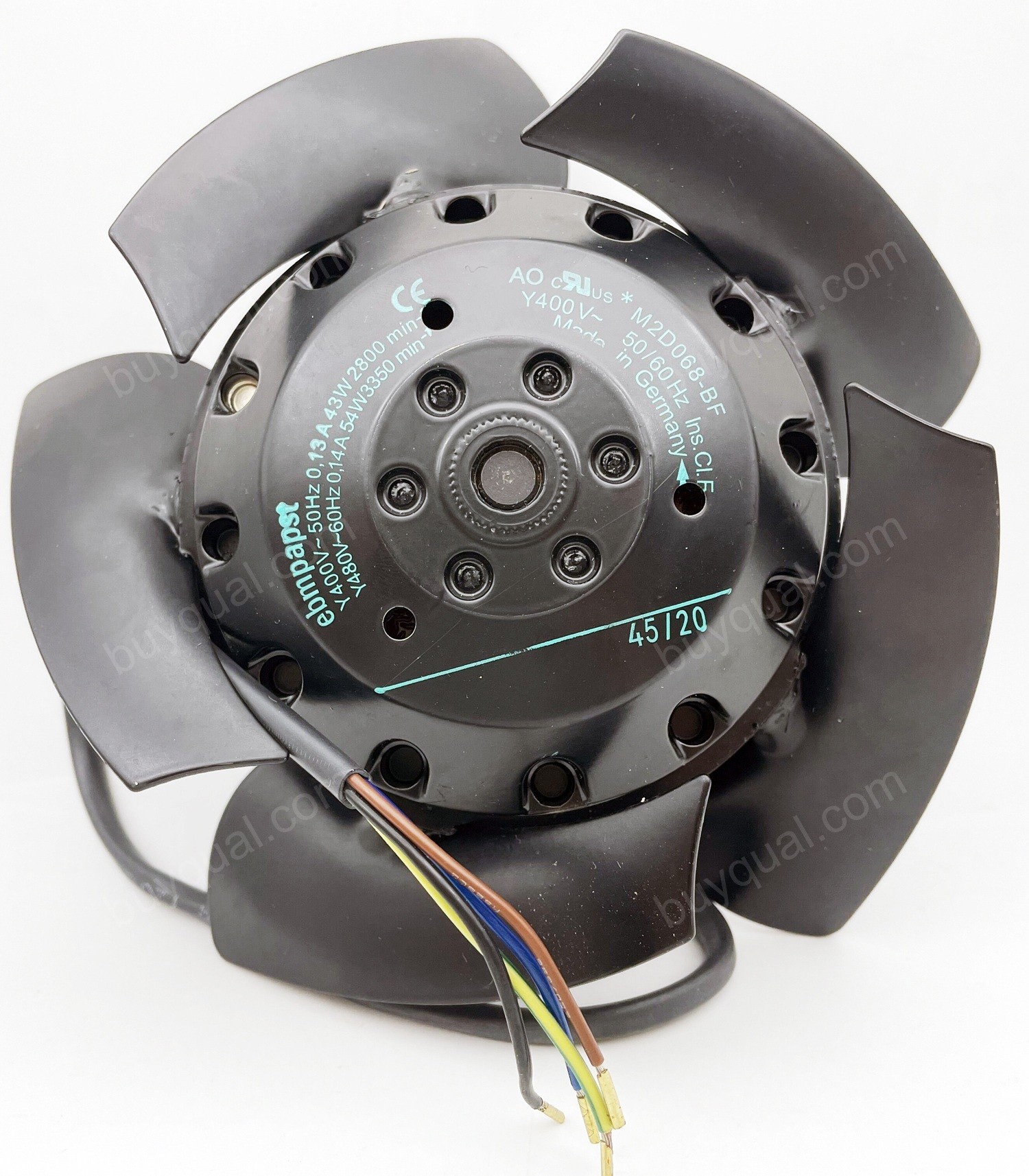 Ebmpapst W2D160-EB22-12 M2D068-BF 400V 0.13/0.14A 43/54W 4wires Cooling Fan - Inside fan / No Frame