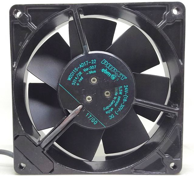 Ebmpapst W2G115-AD17-22 24V 5.5W 3wires cooling fan