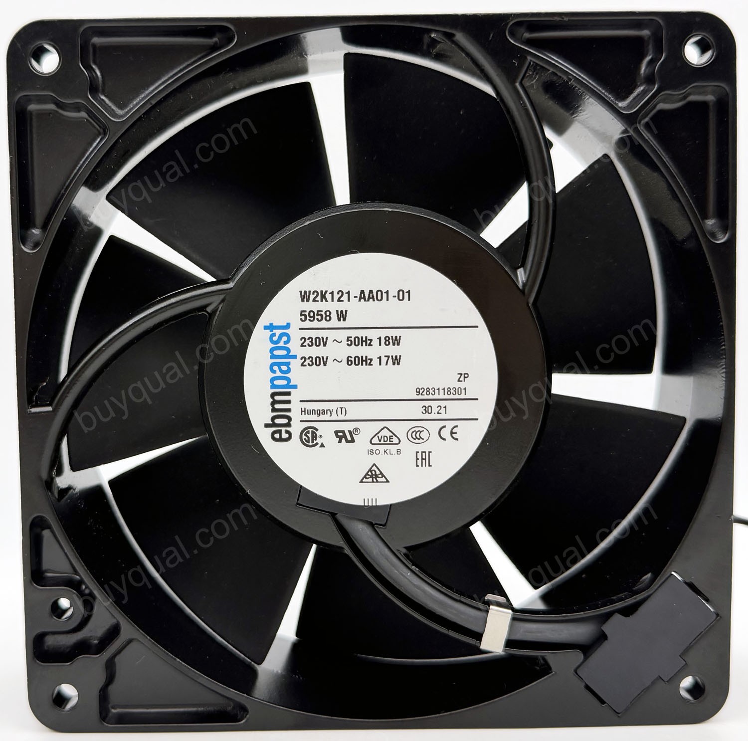 Ebmpapst 5958W W2K121-AA01-01 230V 18/17W 2wires Cooling Fan - Original New