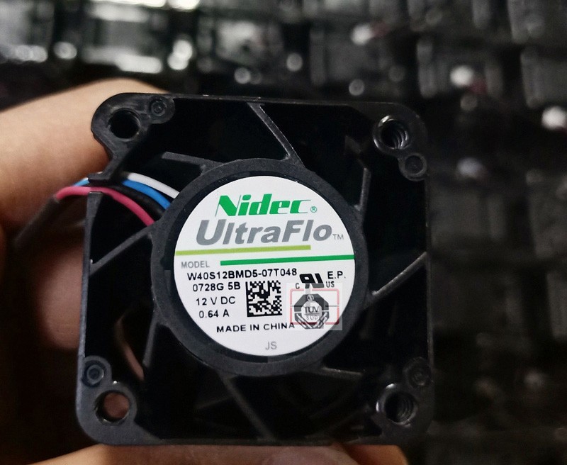 Nidec W40S12BMD5-07T048 12V 0.64A 4wires Cooling Fan
