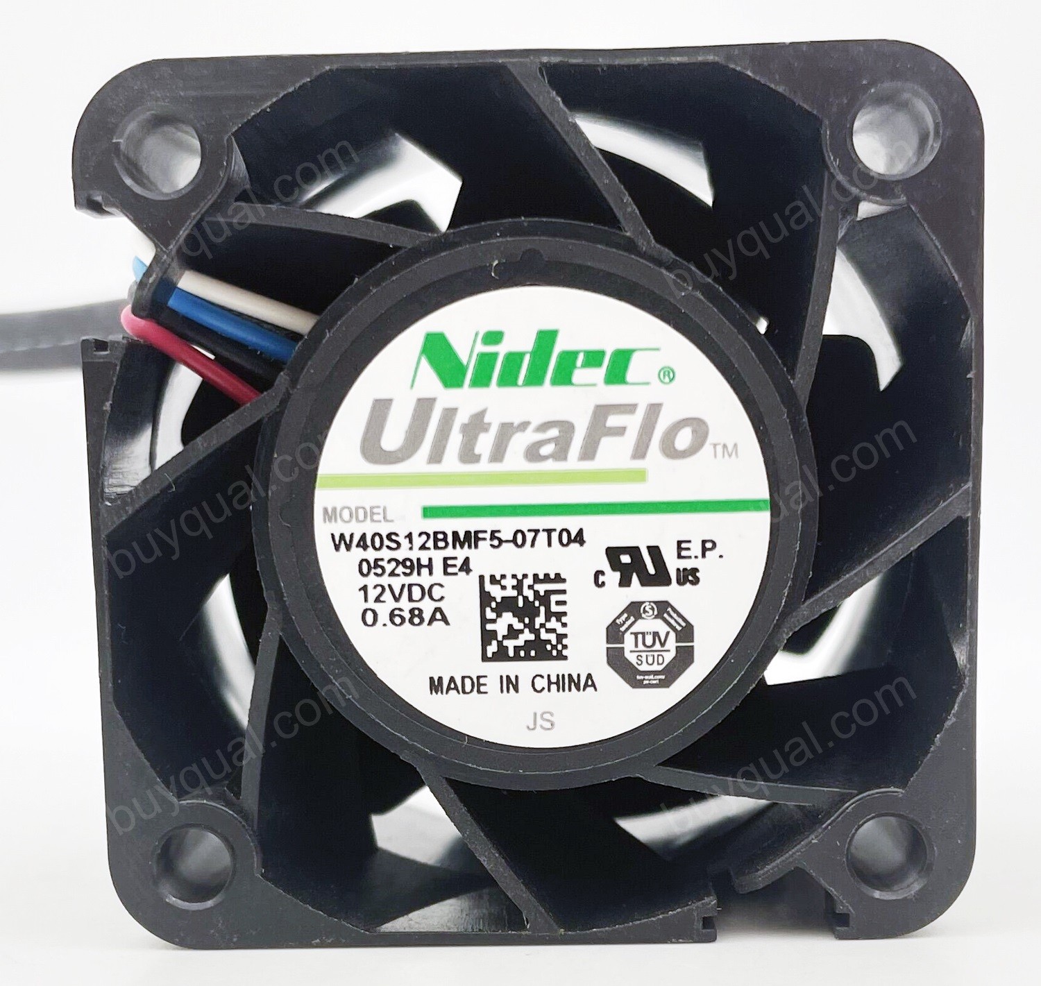 NIDEC  W40S12BMF5-07T04  W40S12BMF5-07T041 12V 0.68A 4wires Cooling Fan