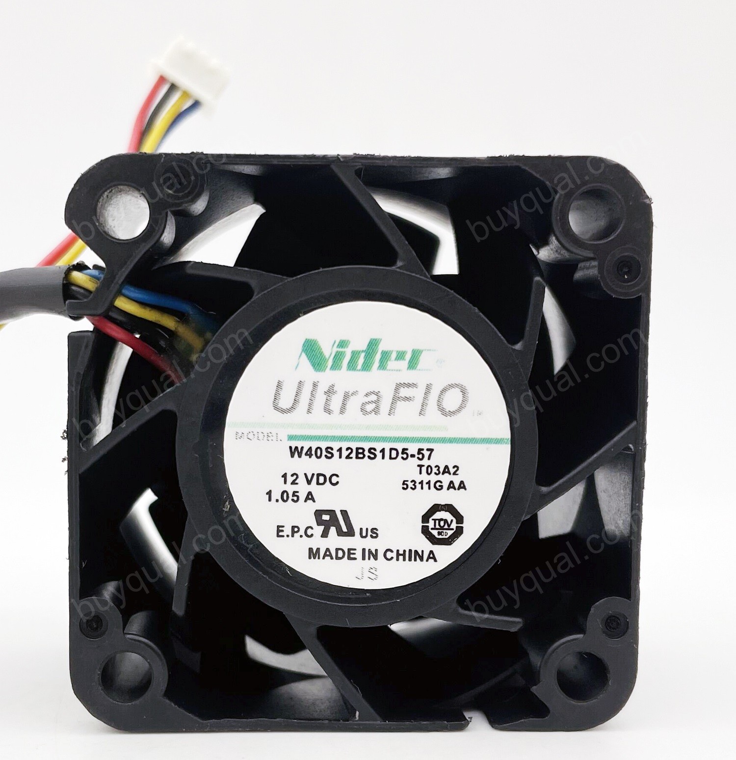 NIDEC W40S12BS1D5-57 W40S12BS1D5-57T03C4 12V 1.05A 4wires Cooling Fan