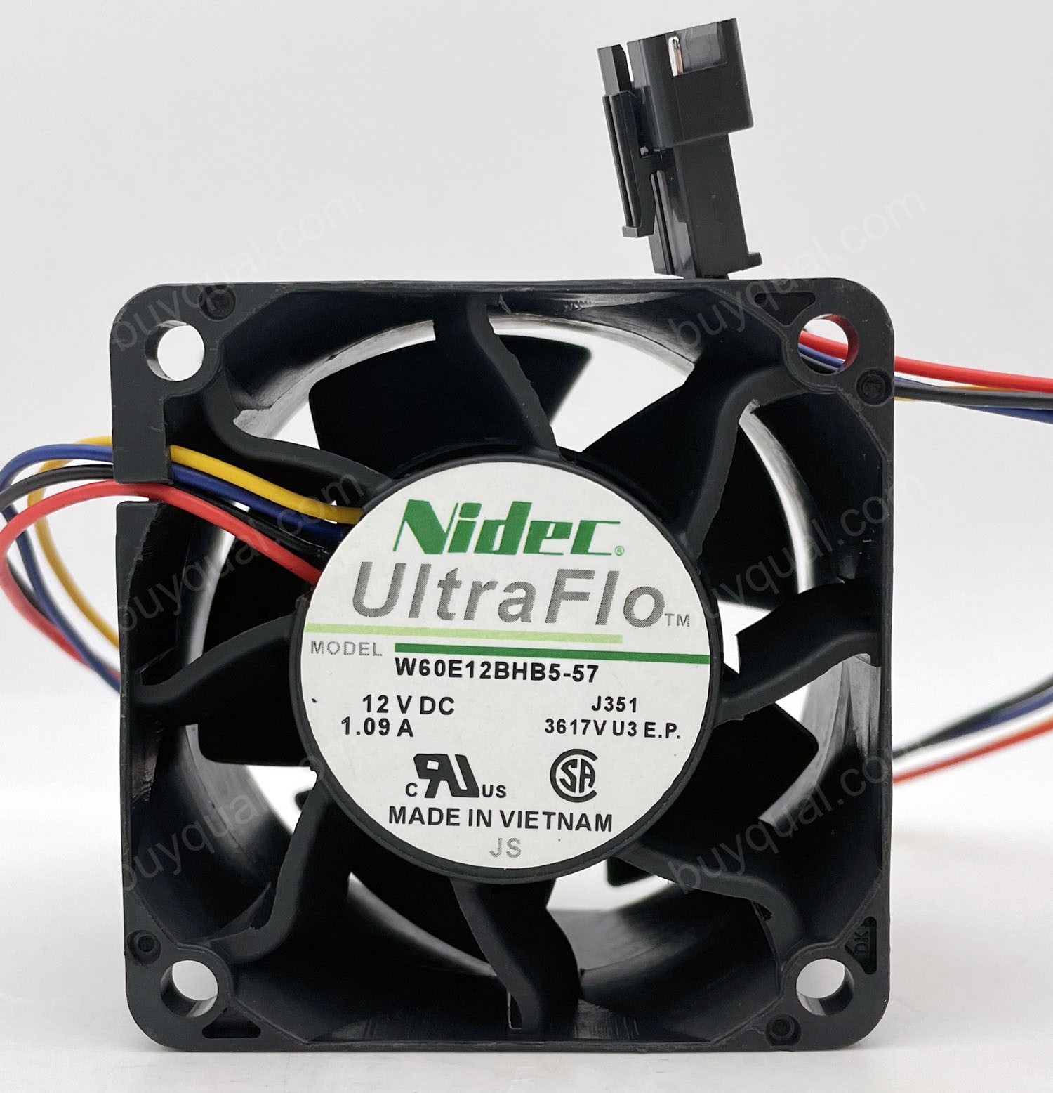 NIDEC W60E12BHB5-57 12V 1.09A 4wires Cooling Fan 