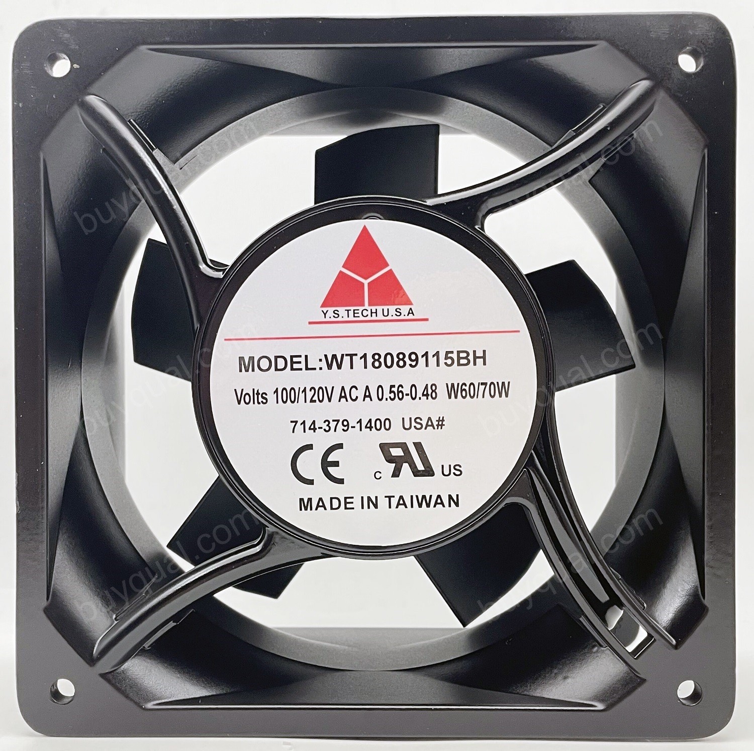 Y.S.TECH WT18089115BH 100/120V 0.56/0.48A 60/70W Cooling Fan 