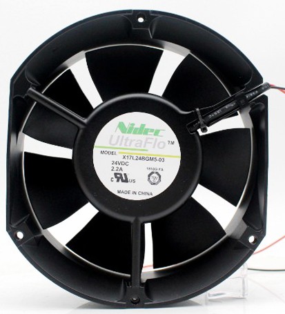 NIDEC X17L24BGM5-03 24V 2.2A 2wires Cooling Fan