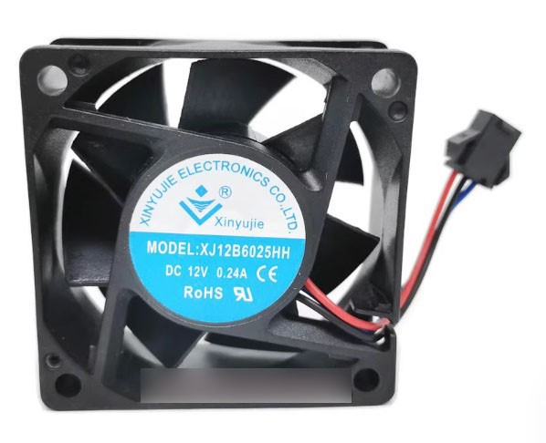 Xinyujie XJ12B6025HH 12V 0.24A 3wires Cooling Fan 