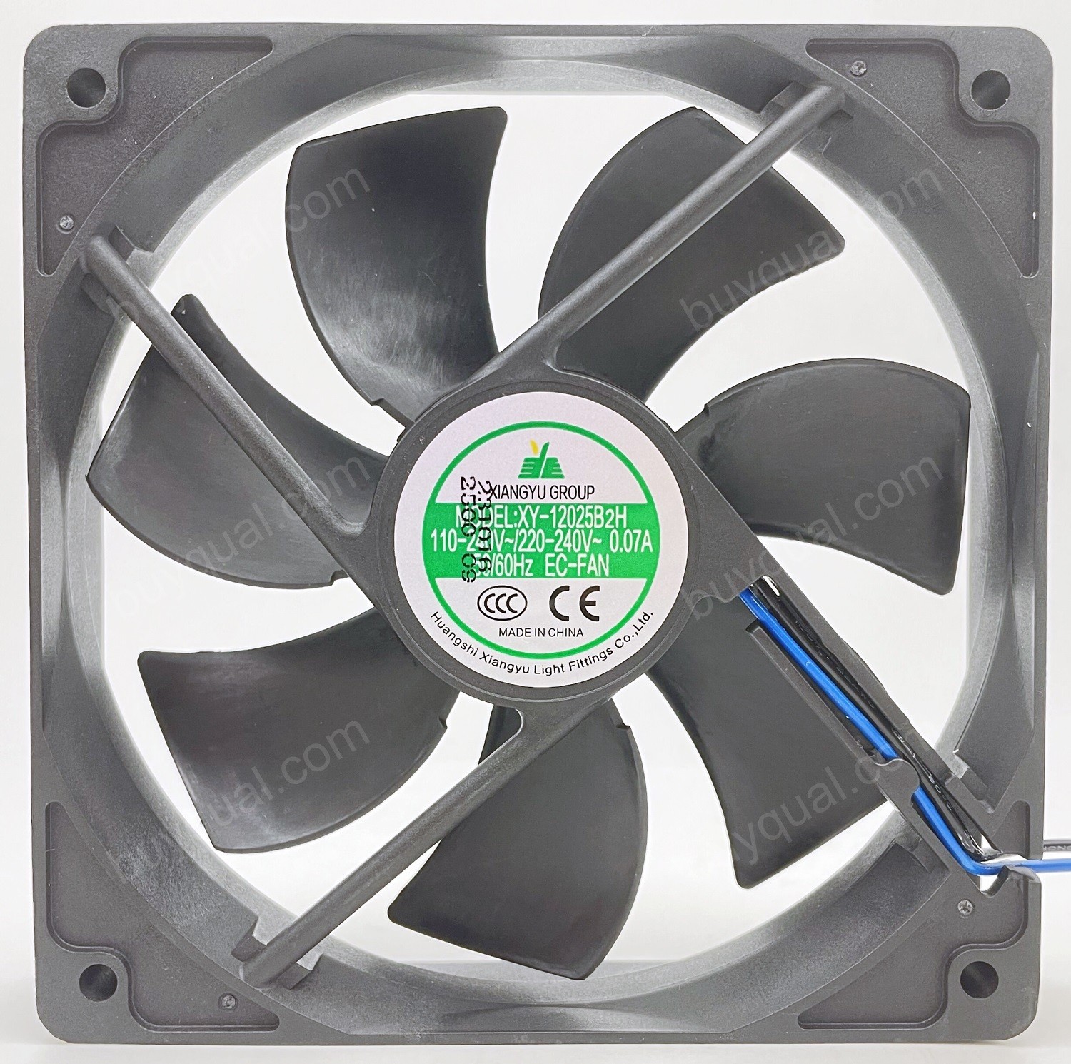 EC XY-12025B2H XY12025B2H 110-240V 0.07A 2wires Cooling Fan 