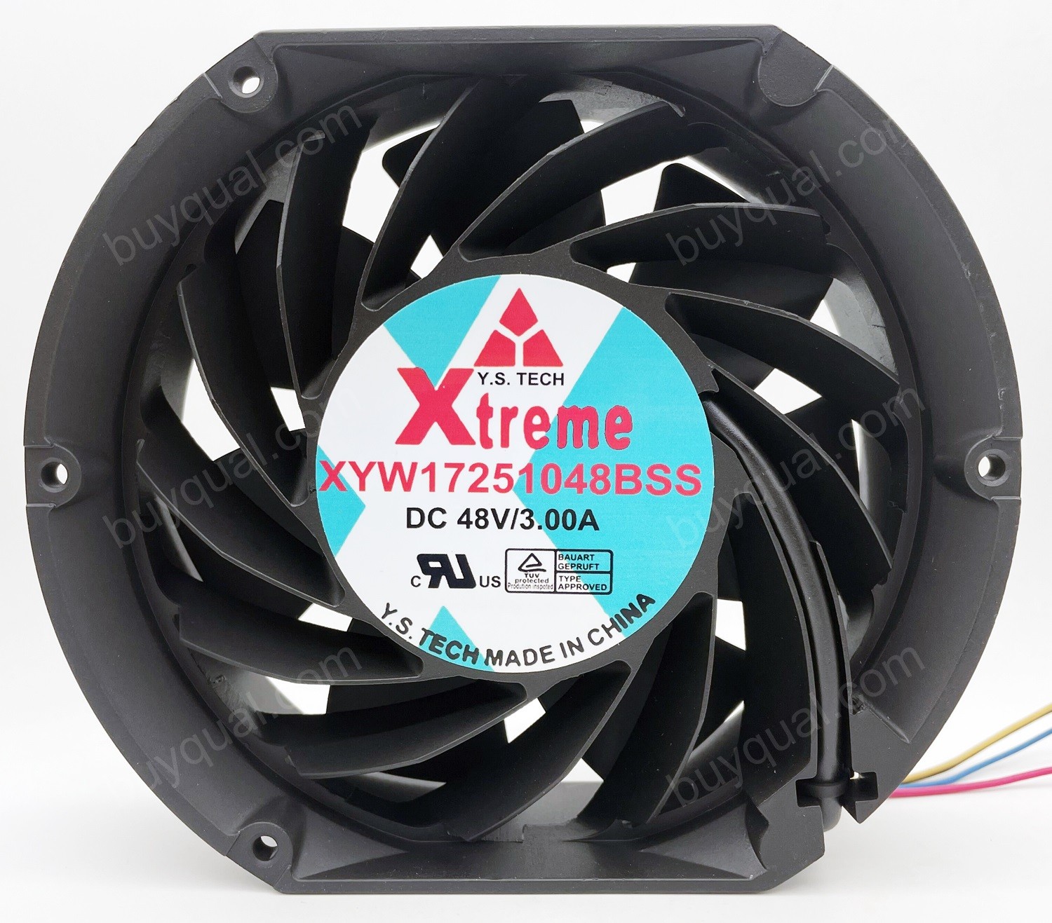 XTREME XYW17251048BSS 48V 3.00A 4wires Cooling Fan