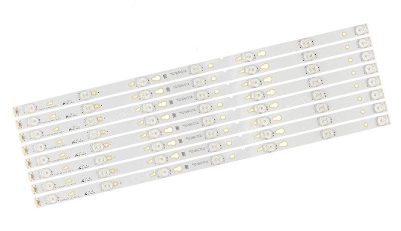 TCL 006-P1K3465A (T0T_55D2700_UD_8X7_3030C_V1, YHB-4C-LB3207-YH2, 55HR330M07A2 V0) LED Strips  - 8 Strips