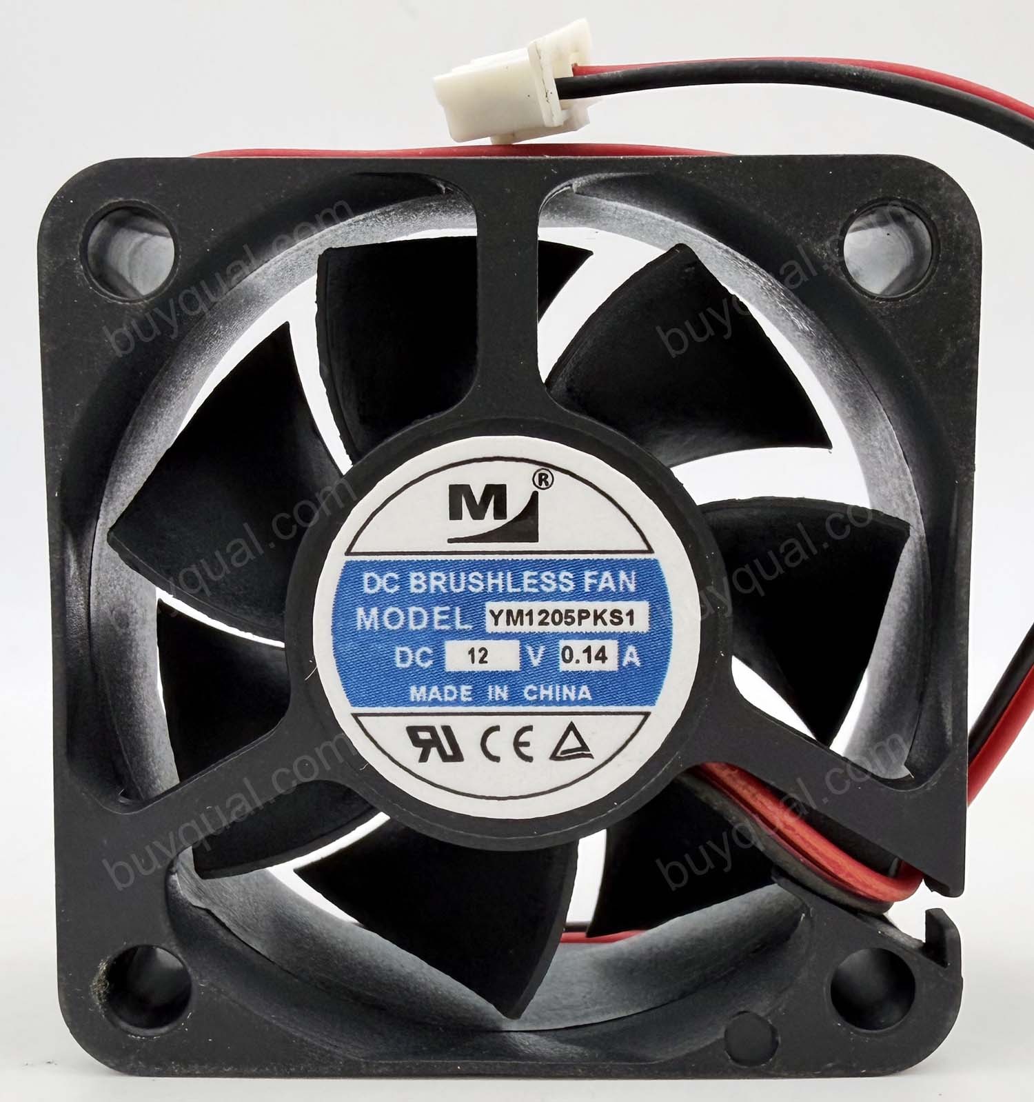 M YM1205PKS1 12V 0.14A 2wires cooling fan