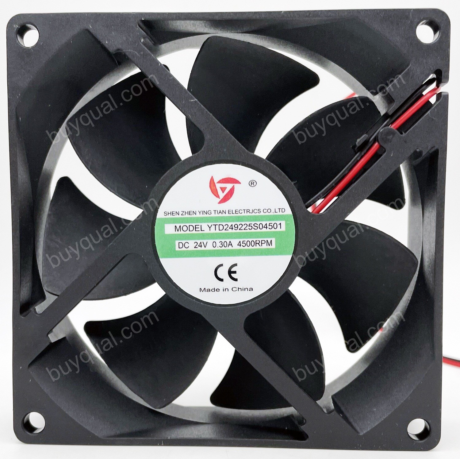 Yingtian YTD249225S04501 24V 0.30A 2wires Cooling Fan 