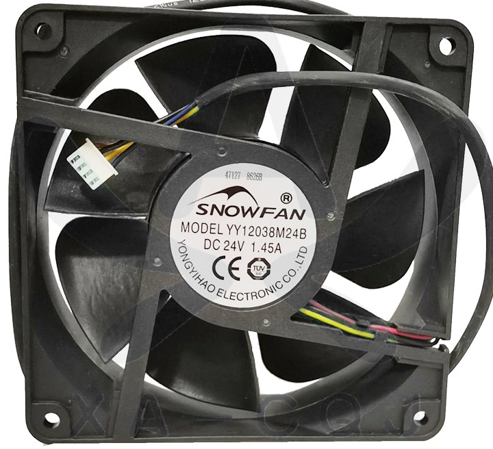 SNOWFAN YY12038M24B 24V 1.45A 4wires Cooling Fan 