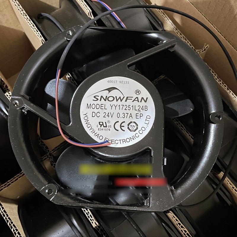 SNOWFAN YY17251L24B 24V 0.37A 2wires Cooling Fan