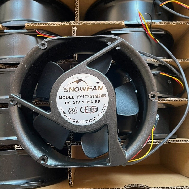SNOWFAN YY17251M24B 24V 1.0A 2wires 4wires Cooling Fan - New