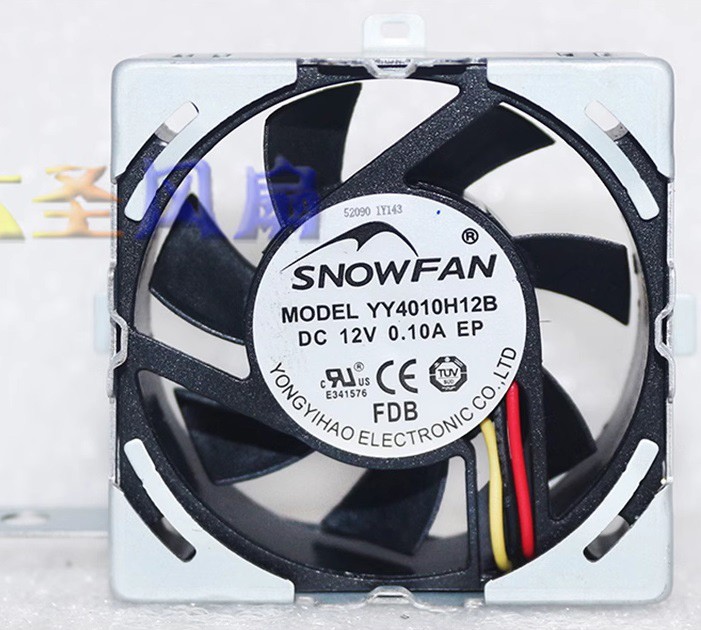 SNOWFAN YY4010H12B 12V 0.10A 3wires Cooling Fan