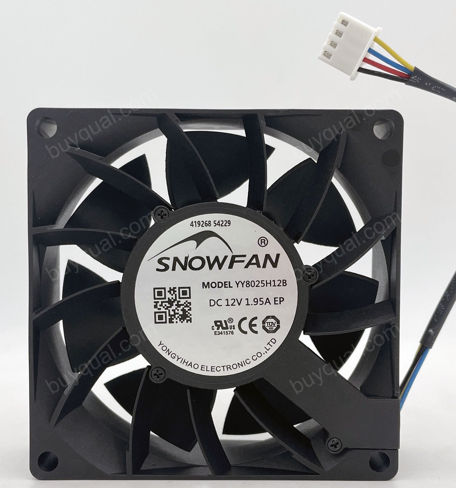 SNOWFAN YY8025H12B 12V 0.23A 0.75A 1.95A 2wires 3wires 4wires Cooling Fan - Picture need