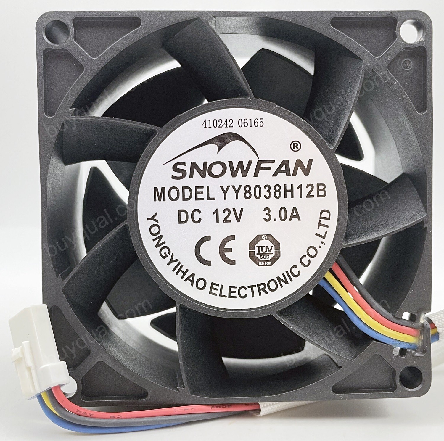 SNOWFAN YY8038H12B 12V 3.0A 4wires Cooling Fan - Waterproof
