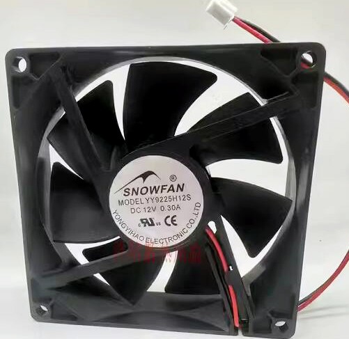 SNOWFAN YY9225H12S 12V 0.30A 2wires Cooling Fan