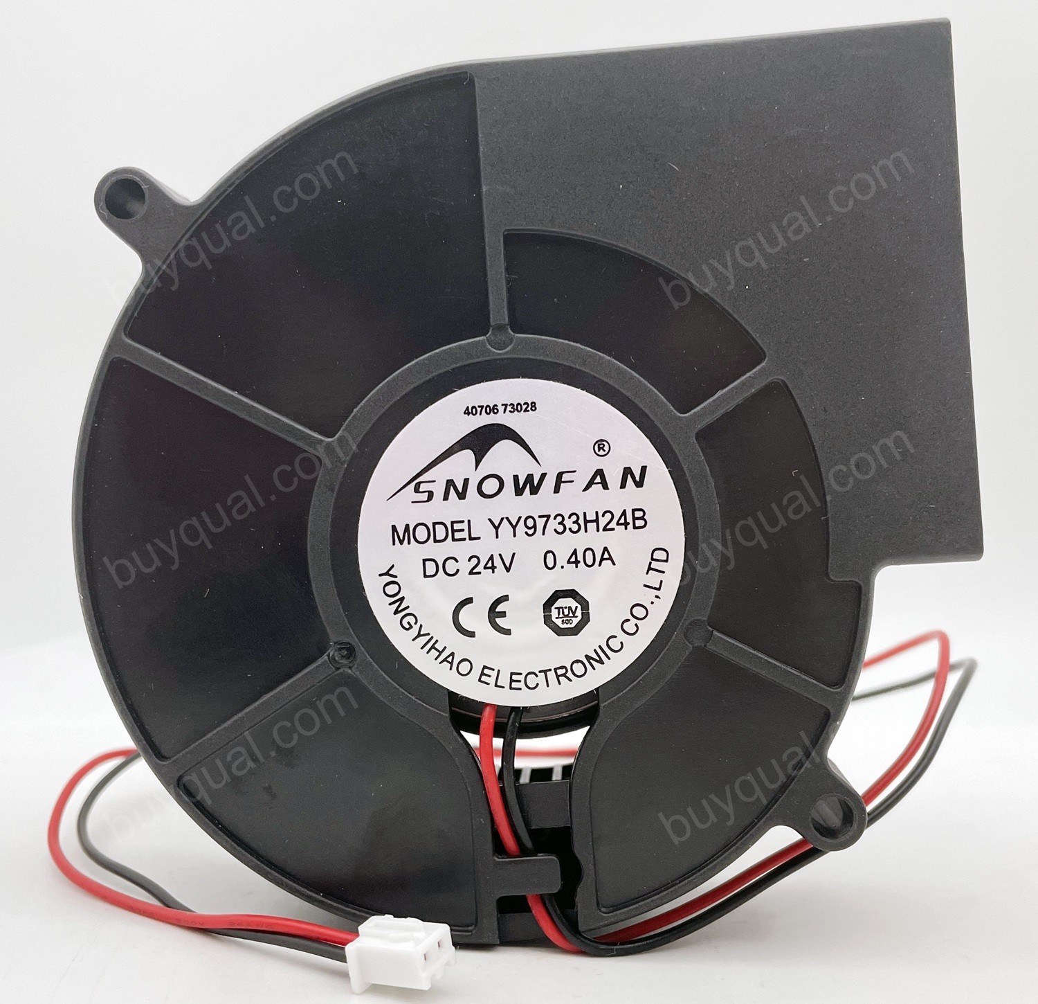 SNOWFAN YY9733H24B 24V 0.40A 2wires Cooling Fan 