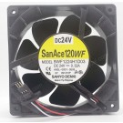 Sanyo 9WF1224H1D03 A90L-0001-0509 24V 0.32A 3wires Cooling Fan - Original New