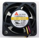 Y.S.TECH FD124020EB 12V 0.12A 3wires Cooling Fan