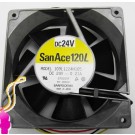 Sanyo 109L1224H105 24V 0.21A 3wires Cooling Fan