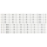 Samsung BN96-32771A / BN96-32772A DMGE-580SMA-R3 DMGE-580SMB-R3 / LM41-00091G LM41-00091F (2014SVS58_MEGA_3228_R_7LED, 2014SVS58_MEGA_3228_L_7LED) LED Strips - 12 Strips