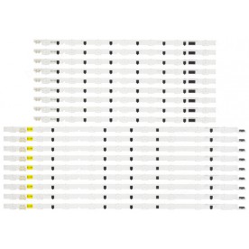Samsung D2GE-500SCA-R3 D2GE-500SCB-R3 BN96-27900A BN96-27901A 2013SVS50F R7/L9 REV1.9 LED Backlight Strips - 18 Strips