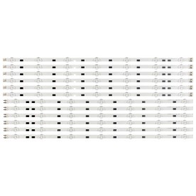 Samsung BN96-32771A / BN96-32772A DMGE-580SMA-R3 DMGE-580SMB-R3 / LM41-00091G LM41-00091F (2014SVS58_MEGA_3228_R_7LED, 2014SVS58_MEGA_3228_L_7LED) LED Strips - 12 Strips