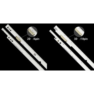 Samsung 2012SVS46 7032NNB LEFT60/RIGHT60 2D/3D LED Backlight Strips - 2 Strips  -  2D/ 3D