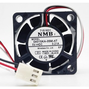 NMB 04015KA-05M-AT 5V 0.21A 3wires Cooling Fan