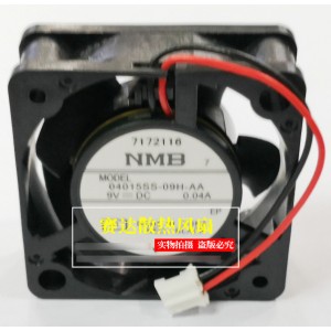 NMB 04015SS-09H-AA 9V 0.04A 2wires Cooling Fan
