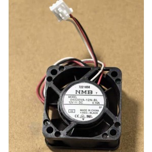 NMB 04020VA-12N-BL 12V 0.14A  3wires Cooling Fan