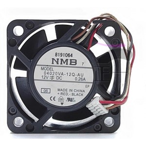 NMB 04020VA-12Q-AU 12V 0.26A 4wires Cooling Fan