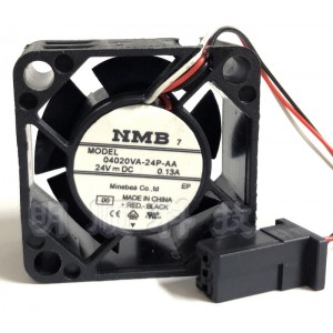NMB 04020VA-24P-AA 24V 0.14A 3wires Cooling Fan 