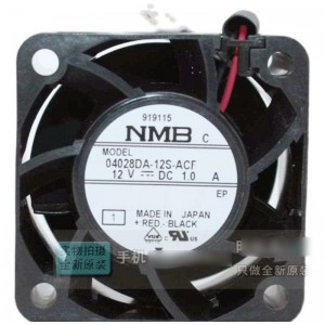 NMB 04028DA-12S-ACF 12V 1.0A 2wires Cooling Fan