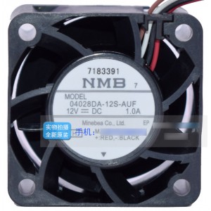 NMB 04028DA-12S-AUF 12V 1.0A 4wires cooling fan