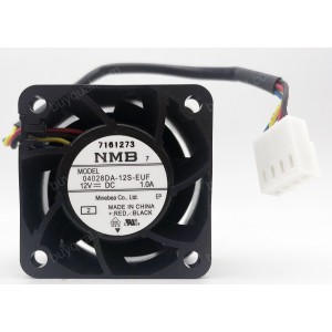 NMB 04028DA-12S-EUF 12V 1.0A 4wires cooling fan