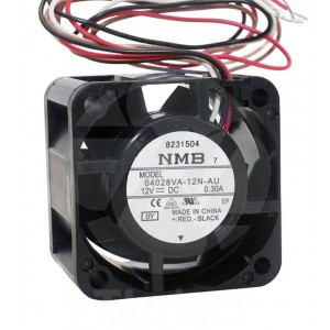 NMB 04028VA-12N-AU 12V 0.30A 4wires Cooling Fan