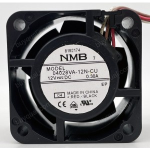NMB 04028VA-12N-CU 12V 0.30A 4wires Cooling Fan - Picture need