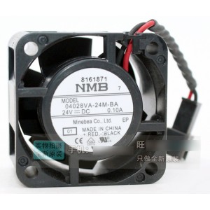 NMB 04028VA-24M-BA 24V 0.10A 2wires Cooling Fan